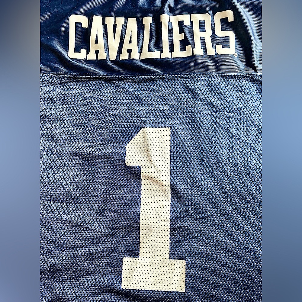 NCAA University of Virginia Cavaliers Fan Jersey - Blue/Orange - XL - Picture 5 of 6